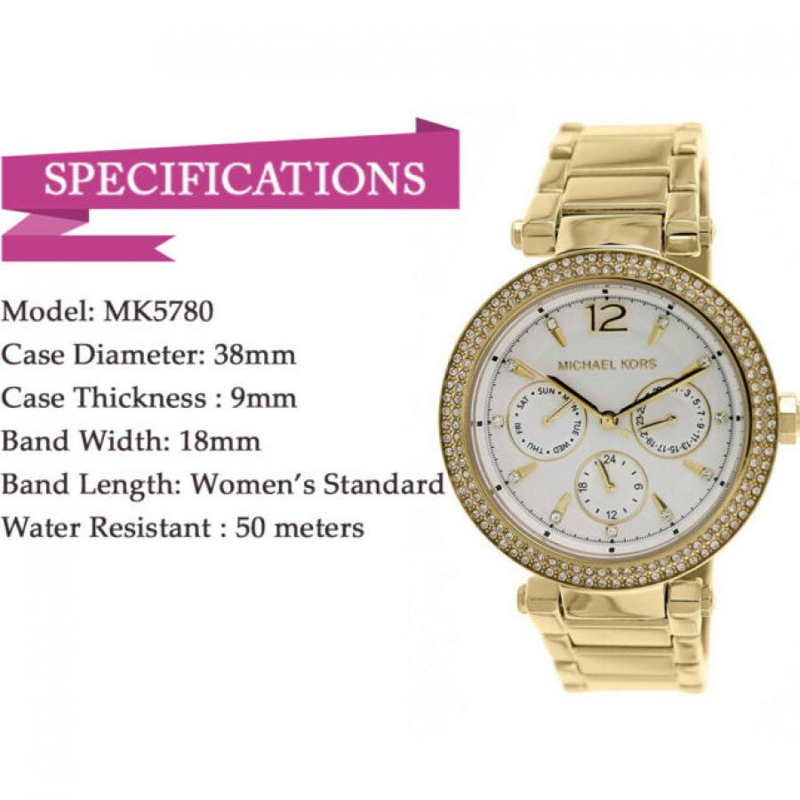 MK watch gold quarts momens wristwatch