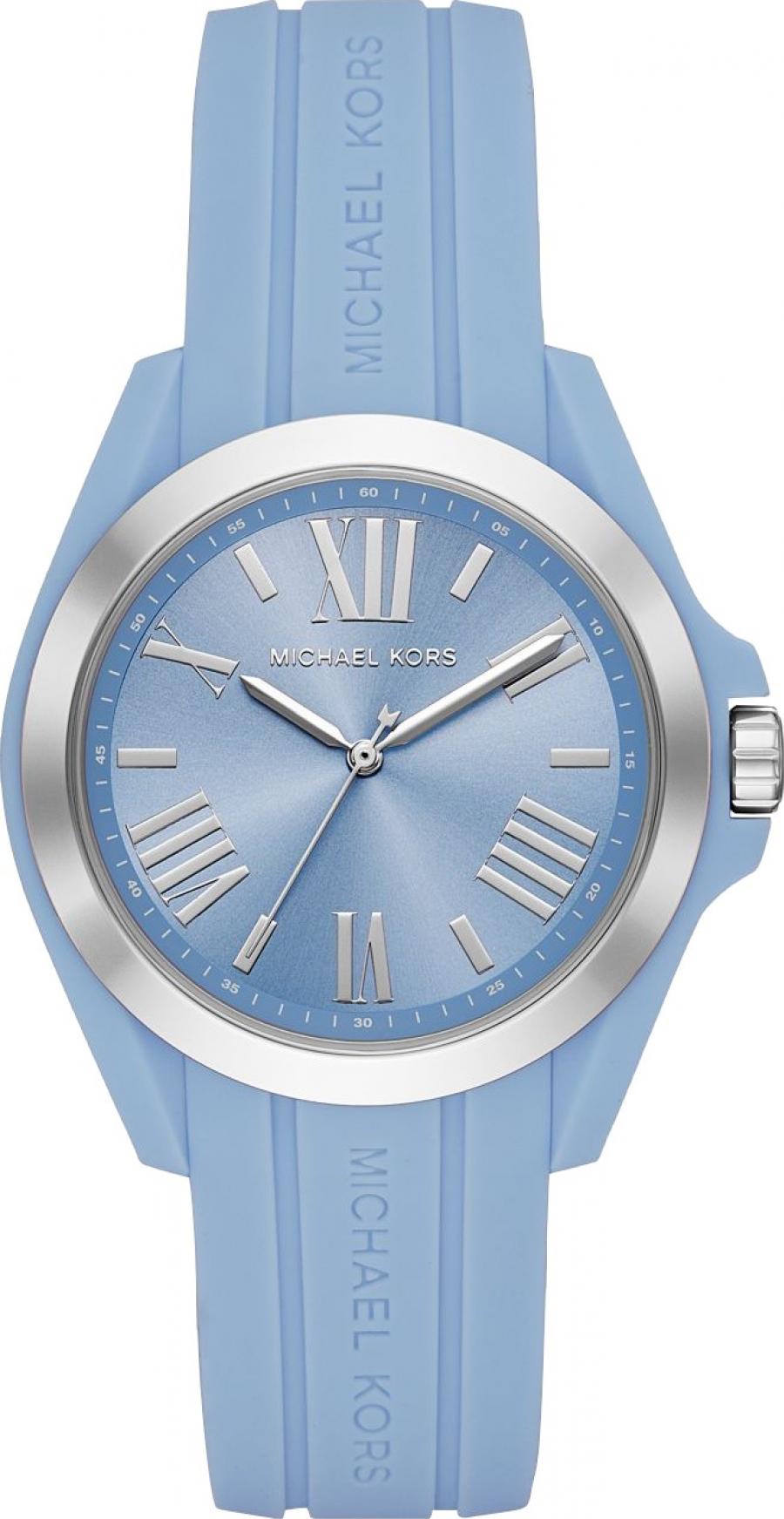MK watch silicone blue