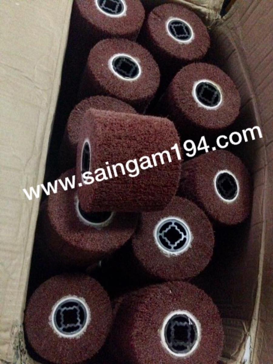 ลูกขัดแฮร์ไลน์แบบล้วน 120x100mm.