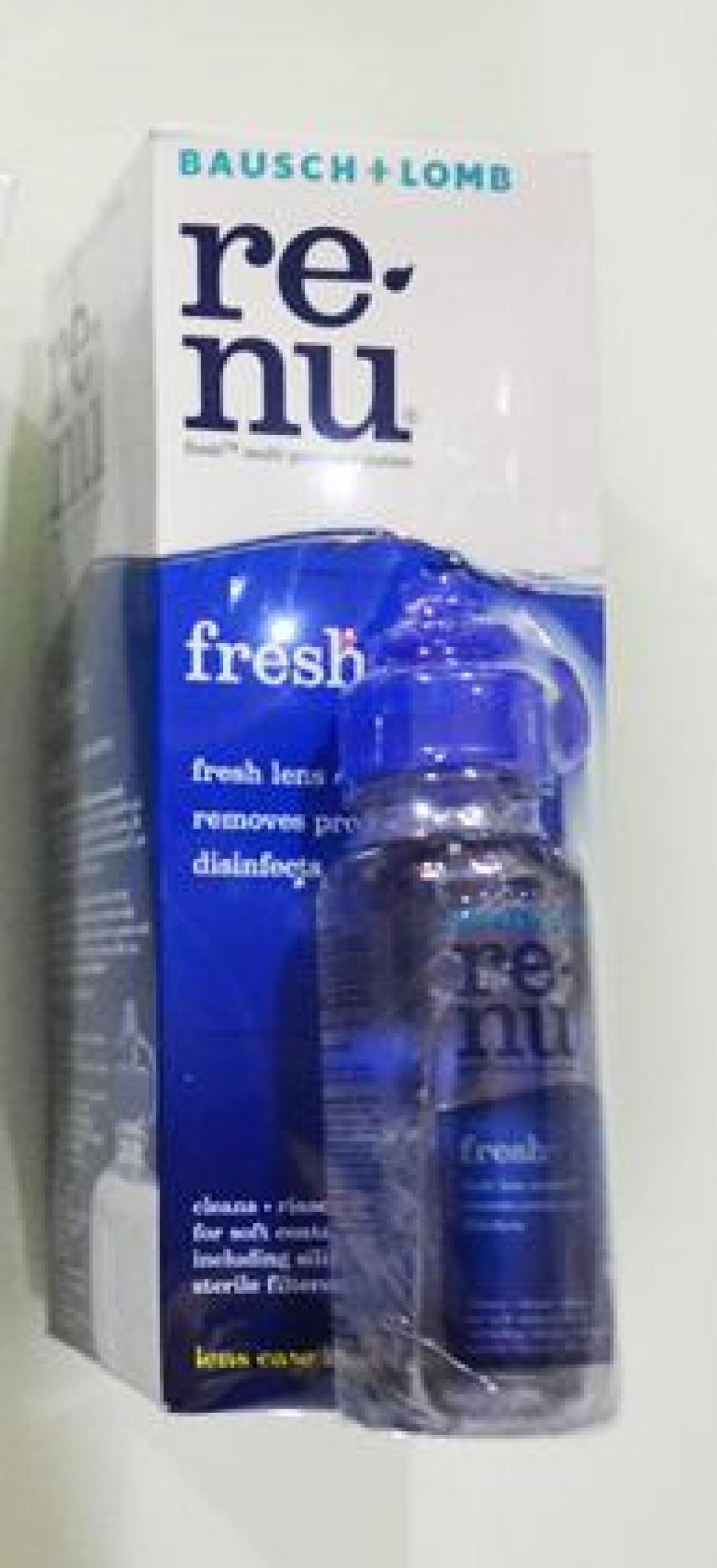 น้ำยาแช่ ล้างเลนส์ ขนาด 355 ml. แถม น้ำยาขวดเล็ก 6