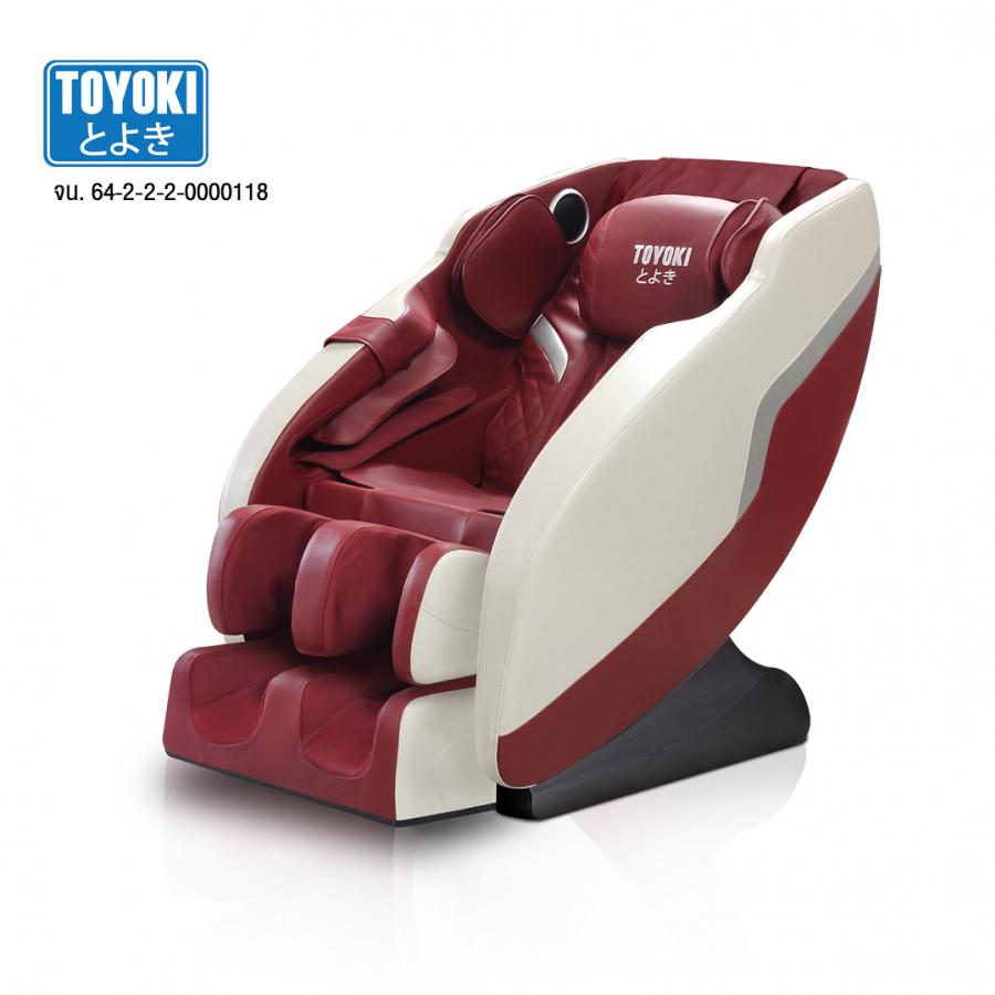 Toyoki เก้าอี้นวดไฟฟ้า รุ่น RAVANA R8311 สีแดง