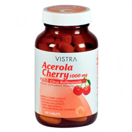 VISTRA Acerola Cherry 1000 mg.